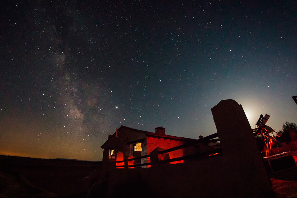 La Masada es perfecta para la práctica de la astronomía. Es nuestro rincón del Maestrazgo.